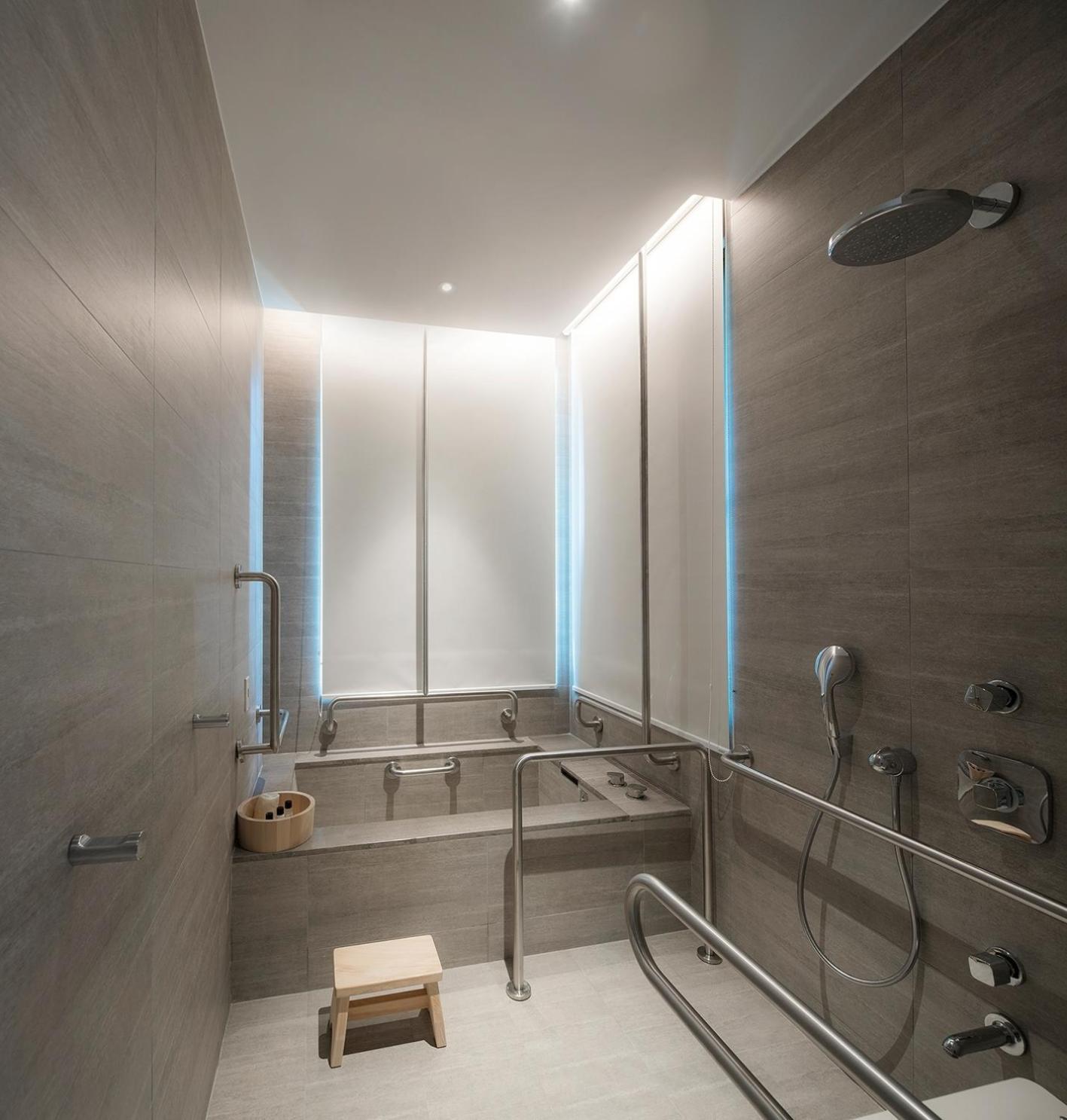 Mu Jiaoxi Hotel Exterior foto A shower room