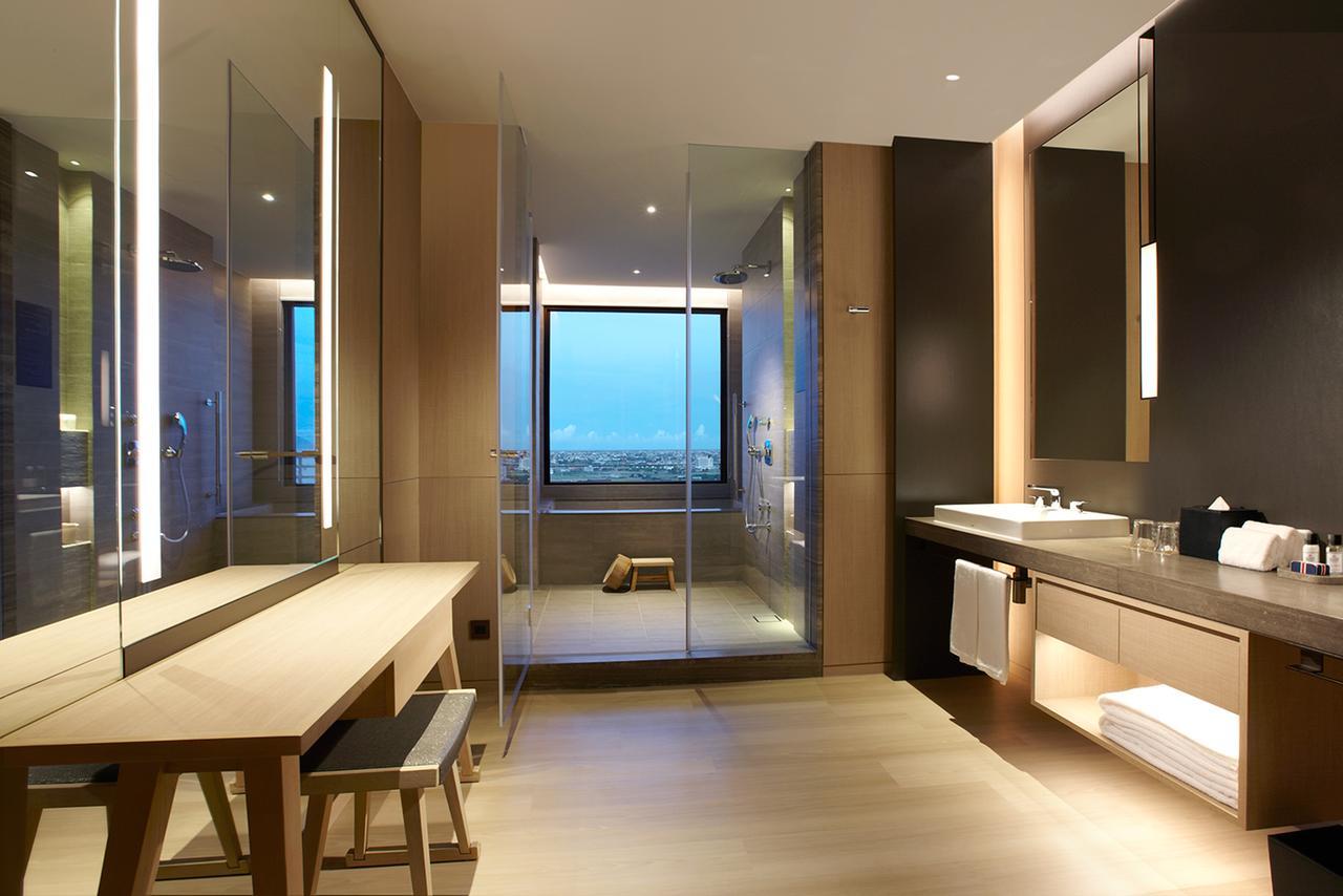 Mu Jiaoxi Hotel Exterior foto Bathroom