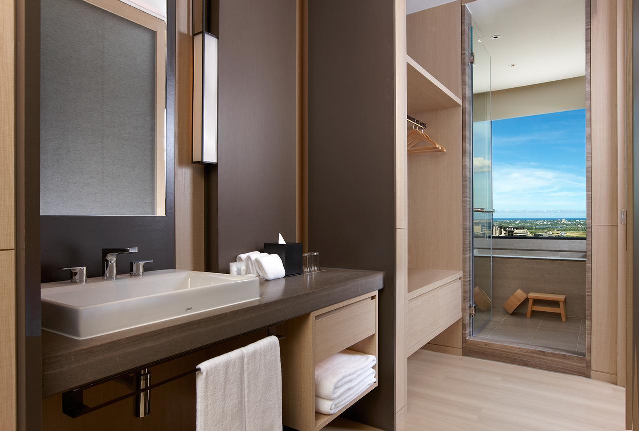 Mu Jiaoxi Hotel Exterior foto Bathroom