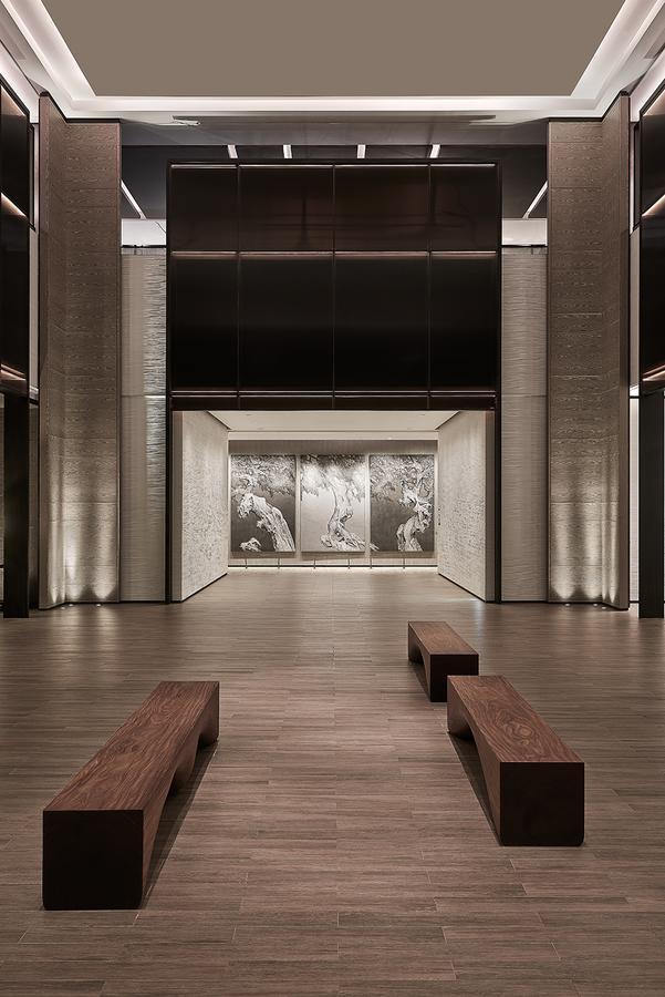 Mu Jiaoxi Hotel Exterior foto The interior of the museum