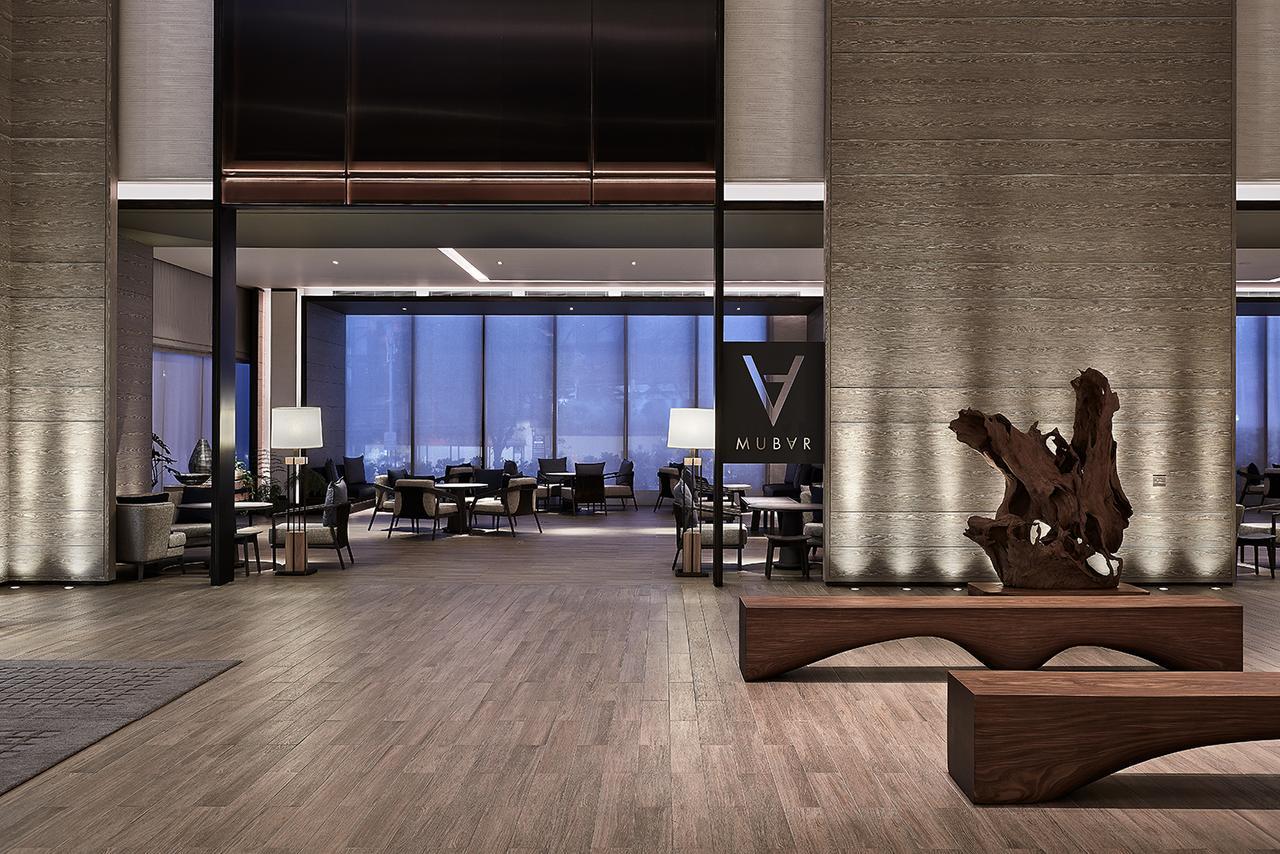 Mu Jiaoxi Hotel Exterior foto Lobby